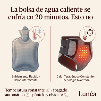 Faja térmica con terapia de luz roja